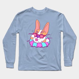 Neon Corgi Summer Fun Long Sleeve T-Shirt